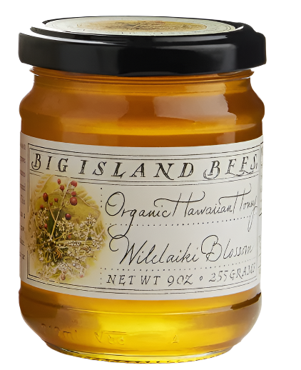 Wilelaiki Hawaiian Honey Jar Big Island Bees