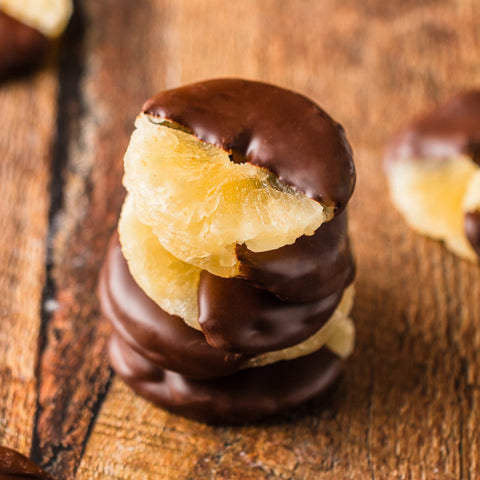 Dark Chocolate Dipped Pineapple