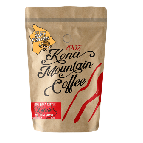 100% Kona Coffee Maple Cinnamon